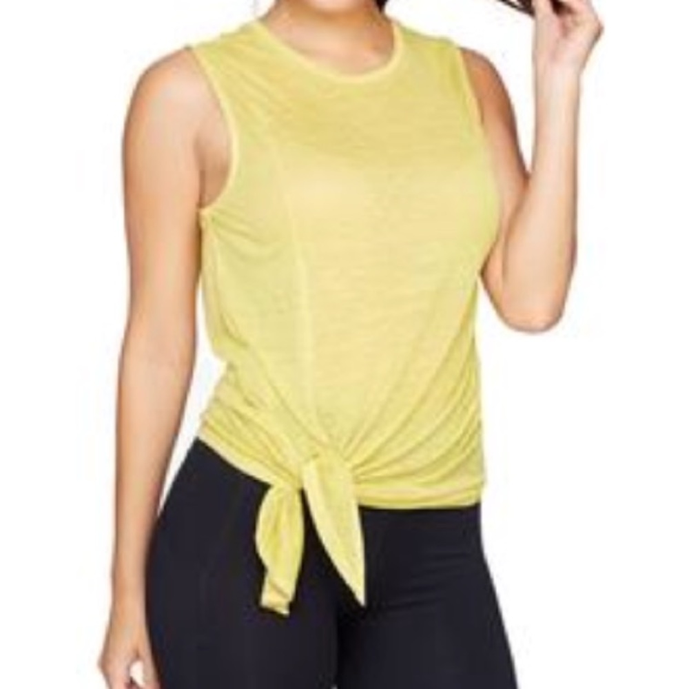 NWT Colosseum Women's Boulevard Tank (Golden Lime)
